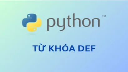 Từ khóa def của Python - Học Python
