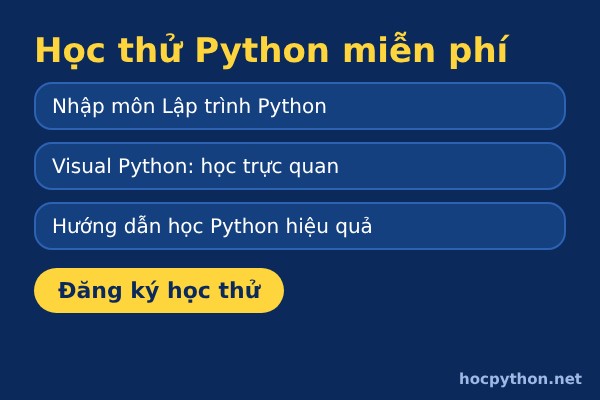 Học thử lập tr&igrave;nh Python miễn ph&iacute; - codegym.vn